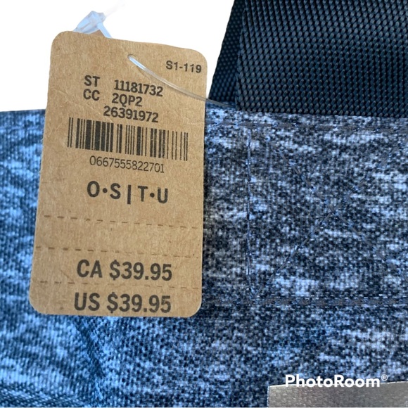 Victoria Secret Pink Foil Logo Weekender Tote Bag Heather Gray Zippered NWT - Picture 5 of 13